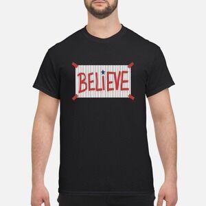 Philadelphia Phillies Believe Baseball Graphic T-Shirt Fan Gift Tee